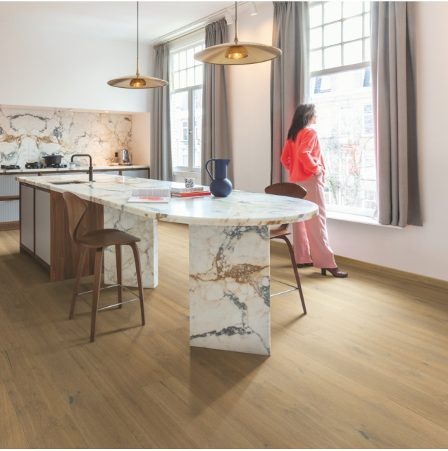 QUICK STEP PARQUET CASCADA CASC6031 Roble Mostaza Extra Mate